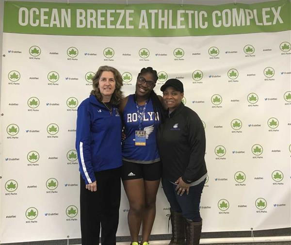 Natya Glasco with Coach Lapin and Coach Trenchfield 